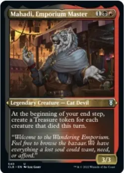 Mahadi, Emporium Master (Foil Etched, #540, NM) Battle for Baldur's Gate (CLB) - Image 1