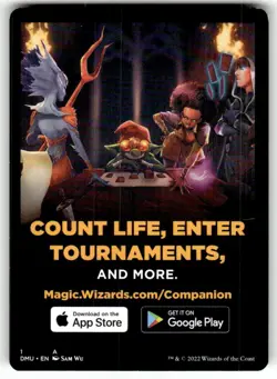 Magic the Gathering Token Ajani, Sleeper Agent Emblem Dominaria United MTG - Image 2