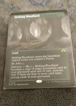 MTG Shifting Woodland Borderless MH3 Near Mint - Image 1