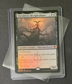 Sheoldred the Apocalypse 107/281 MtG mythic *Foil* dominaria united light play - Image 1