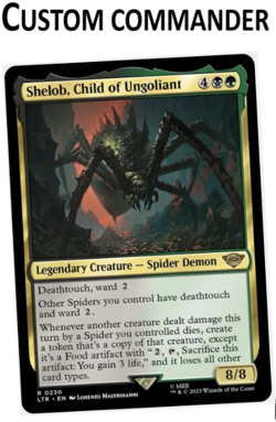 Sheblob, child of ungoliant Custom Commander Deck MTG - Image 1