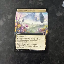 Abundant Countryside - Extended Rare - MTG Lorwyn Eclipsed Commander - 0042 NM - Image 1