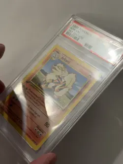 1999 Pokemon German Base 1st Edition Arcanine Arkani #23 PSA 8 - Image 3