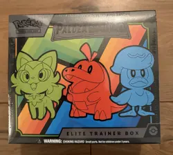 Pokemon TCG Scarlet & Violet Paldea Evolved ETB small tear on back - Image 2