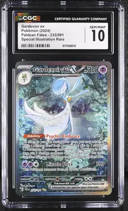 Gardevoir EX 233/091 Special Illustration Rare Pokemon CGC 10 Gem Mint *015 - Image 1