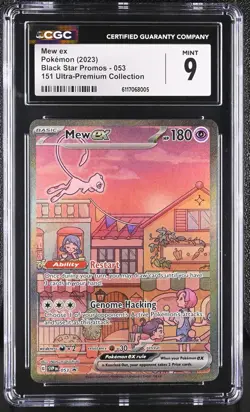 Mew EX 053 151 Ultra-premium Collection Pokemon CGC 9 Mint *005 - Image 1