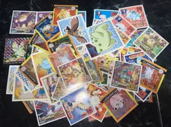 New Vintage Pokemon Sticker Lot 70+ Vending Merlin Action Flips Prizm Base - Image 1