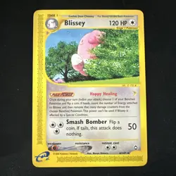 Blissey 6/147 Aquapolis Rare NM Near Mint Vintage Pokemon - Image 1