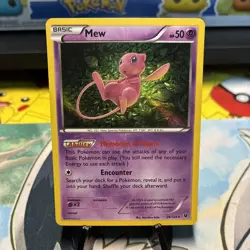 Mew 29/124 MINT XY Fates Collide Holofoil Rare Holo Pokemon - Image 1