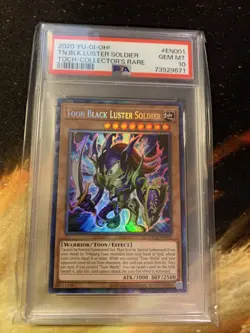 Yugioh PSA 10 - Toon Chaos Toon Black Luster Soldier Collectors Rare - UNLIMITED - Image 2