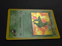 Rocket's Scyther 013/132 Gym Heroes Holo Pokemon TCG Vintage Card - Image 2
