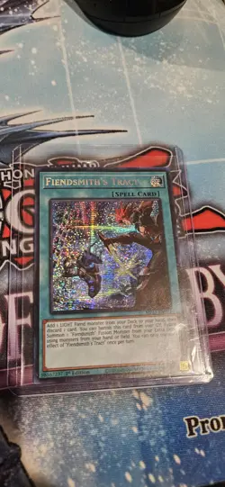 Yu-Gi-Oh! TCG Fiendsmith's Tract Prismatic Secret Rare Card MP25-EN093 LP 1st ED - Image 1