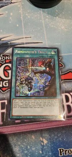 Yu-Gi-Oh! TCG Fiendsmith's Tract Prismatic Secret Rare Card MP25-EN093 LP 1st ED - Image 3