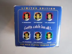 Pokemon 23K Gold Plated Burger King Limited Edition Charizard Trading Card - Image 3