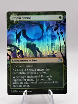 Utopia Sprawl 0063 Foil Wilds of Eldraine Enchanting Tales WOT MTG NM - Image 1