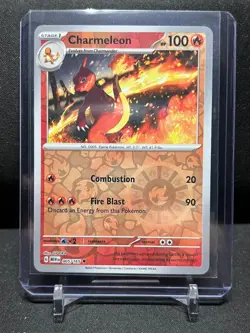 Charmeleon 005/165 Reverse Holo Pokemon 2023 Scarlet Violet 151 NM English - Image 1