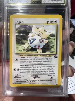 Vintage Pokemon Togepi #30 Black Star Promo Graded AGS 9.5 MINT RARE - Image 5