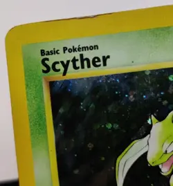 Pokemon Vintage EN Scyther Base Set 2 Holo Rare #017/130 LP-MP (see description) - Image 2