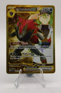 Pokemon Journey Together N's Zoroark Ex 189/159 NM-MT - Image 1