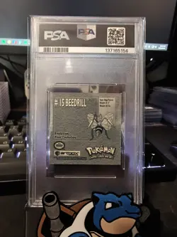 1999 Pokemon Artbox Sticker Series 1 Beedrill- PSA 9 - Image 2