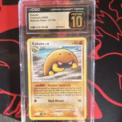 Pokemon TCG Kabuto 67/100 Majestic Dawn Pristine 10 CGC 2008 - Image 1