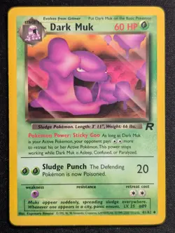 Dark Muk 41/82 Team Rocket Pokemon TCG NM - Image 1