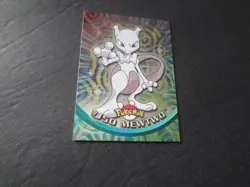 2000 Topps Pokemon Series 3 Silver Foil #150 Mewtwo TV Animation 1st Edition - Image 1
