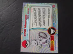 2000 Topps Pokemon Series 3 Silver Foil #150 Mewtwo TV Animation 1st Edition - Image 2