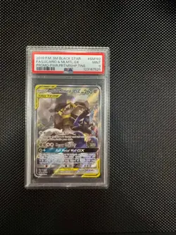 Pokemon Lucario & Melmetal GX Power Partnership Tins Full Art Promo SM192 PSA 9 - Image 1