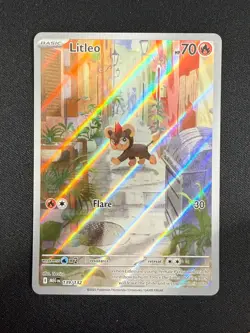 Litleo - 139/132 - Illustration Rare Mega Evolution Base - Pokemon (NM) - Image 1