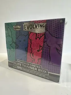 Evolving Skies Pokemon Center Elite Trainer Box ETB New & Sealed + Acrylic Case - Image 4