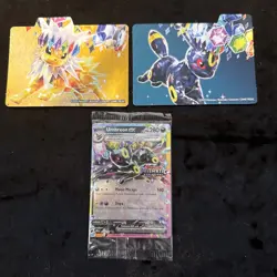 SEALED Umbreon Ex Stamped Pokemon Prismatic Evolutions Promo 60/131 W/Dividers - Image 1