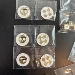 Pokemon Zamazenta Ultra Premium Collection Metal Coin Dice Poison Burn Counter - Image 2