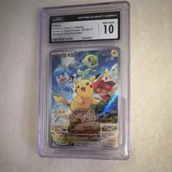 Pokemon Pikachu CGC 10 Scarlet & Violet Promo 001/SV-P Chinese Holo - Image 1