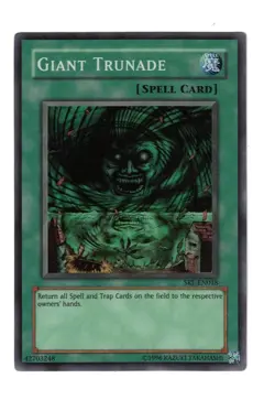 Yugioh- 1X Giant Trunade - Super Rare - Unlimited - SRL-048 - Moderate Play - Image 1