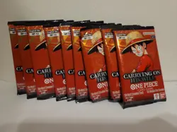 One Piece TCG OP13 Carrying On His Will Booster Packs Lots Of 9 - Image 1
