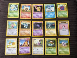 Pokemon Vintage Card Bundle Job Lot Base Set 2 1999 Mixed Cards lot 5 - Image 1