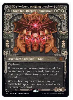 MTG Ojer Taq, Deepest Foundation (Showcase, 314) - Lost Caverns of Ixalan (LCI) - Image 1