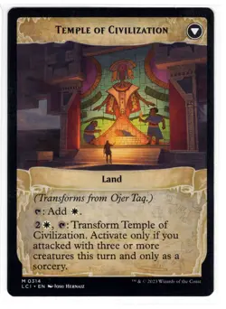 MTG Ojer Taq, Deepest Foundation (Showcase, 314) - Lost Caverns of Ixalan (LCI) - Image 2