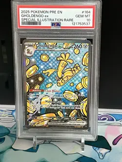 💎 POKEMON PRE EN-PRISMATIC EVOLUTIONS 164/131 GHOLDENGO EX SIR PSA 10 - Image 1
