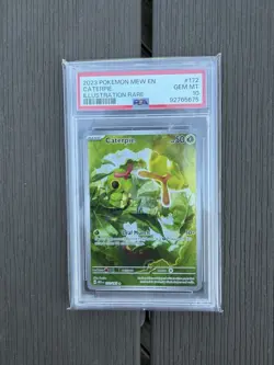 Pokemon TCG Caterpie Scarlet & Violet 151 PSA 10 Enlgish - Image 1
