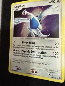 Lugia 14/132 Holo Rare HOLO BLEED Secret Wonders Pokemon Card - Image 3