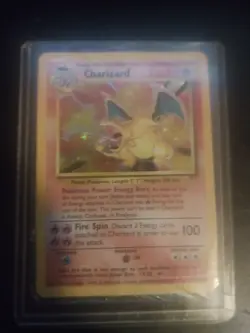 Pokemon TCG Charizard Base Set 4/102 Holo Unlimited Holo Rare - Image 1