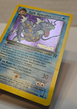 Dark Gyarados 8/82 Holo Rare Unlimited PRERELEASE Team Rocket Pokemon 1261 - Image 2