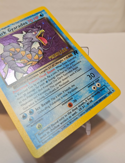 Dark Gyarados 8/82 Holo Rare SWIRL Unlimited PRERELEASE Team Rocket Pokemon 1263 - Image 5