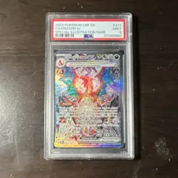 Pokemon Charizard ex Obsidian Flames Special Illustration Rare Holo PSA 9 - Image 1