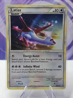 Latias HGSS10 Cosmos Holo Pokemon Black Star Promo LP - Image 1