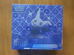 Pokemon Paldean Fates ETB Elite Trainer Box Factory Sealed 2024 Scarlet & Violet 820650856181 - Image 1