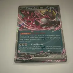 Pokemon Fezandipiti EX Sv: Shrouded Fable Double Rare Holo 038/064 210 HP - Image 1