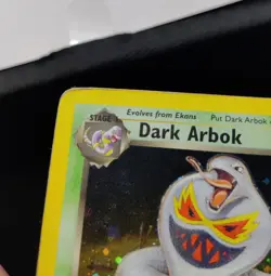 Pokemon Vintage EN Dark Arbok Team Rocket Set Holo Rare #002/082 MP-HP (Holo Swi - Image 4